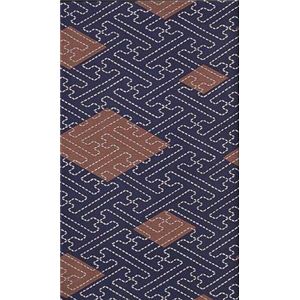 藍小紋501 コタツ上掛 200×250cm （2） 7501550 - 拡大画像