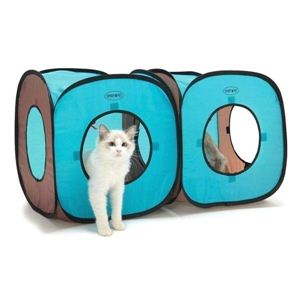 D-カルチャー SPORT PET（スポーツペット） キャットプレイキューブ 5780750-2（ブルー）