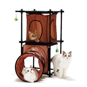 5780940-0 D-カルチャー SPORT PET（スポーツペット） キャットシティ トンネルタワー