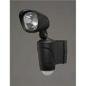 アイリスオーヤマ 乾電池式LEDセンサーライト ブラック LSL-1S2