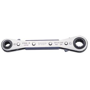 PRW-300 4サイズ板ラチェットレンチ ビニールケース入