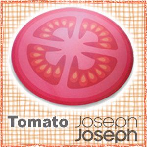 JosephJosephジョセフジョセフ 耐熱強化ガラス デザインまな板 ベジタブル トマト