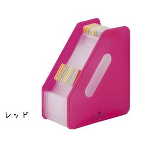 セマック ドキュメントスタンド ポストカードタテ 10冊セット MA-3070-20レッド