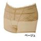 レース骨盤ベルト付1分丈ショーツ(ATSUGIアツギ) モイストベージュ・L - 縮小画像1