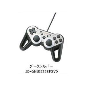 PlayStation(R)3用USBタフゲームパッド JC-GMU3312SPSVDダークシルバー