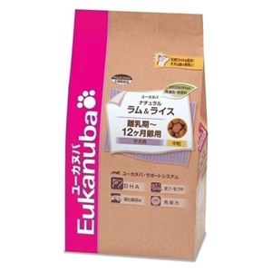 142580 ユーカヌバ ラム&ライス 子犬用 中粒 7.5kg
