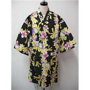 サザック 夏物 スイートアロハキティ甚平 BK・M～L・SAN-225