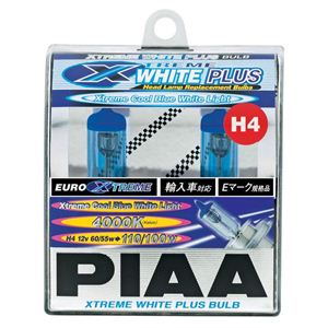 H-460 PIAA ハロゲンBulb （EURO XTREME（ユーロエクストリーム）） H4 4000K