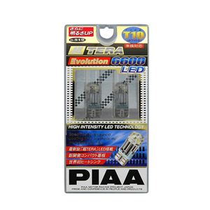 H-519 PIAA LED ポジション球（超TERAエボリューション6600） T10