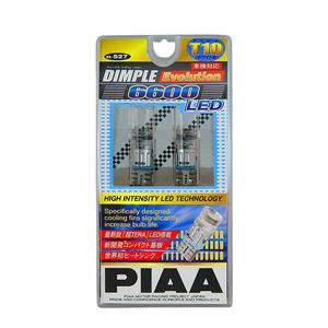 H-527 PIAA LED ポジション球（DIMPLEエボリューション6600） T10