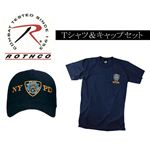 【ROTHCO（ロスコ）社製】NYPDネイビー Tシャツ＆キャップセット TシャツサイズS