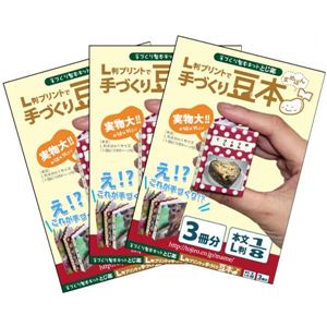 手作りアルバム製本キット とじ郎倶楽部 手づくり豆本 L判1／8サイズ 3冊入×3セット