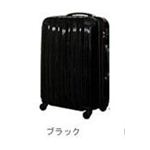 【スーツケース/キャリケース】ファスナー四輪鏡面（S） N6230-S ブラック