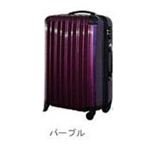 【スーツケース/キャリケース】ファスナー四輪鏡面（S） N6230-S パープル