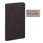 Oil Leatherオイルレザー 革製 ダ・ヴィンチグランデ ジャストリフィルサイズ 聖書システム手帳（リング8mm） JDB103 B ブラック