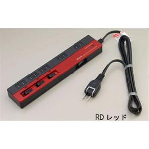 WBS-3215B プレミアムタップ 5個口 1.5m RDレッド