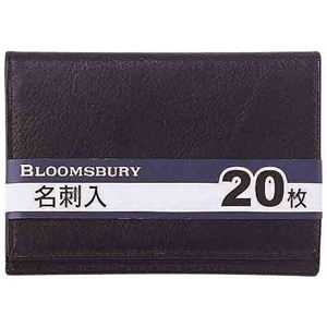 BLOOMSBURY（ブルームズベリー） 革製 20枚名刺入れ NN204Bブラック