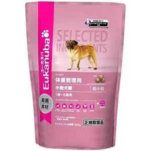421930 ユーカヌバ 小型犬種（超小粒） 体重管理用 1～6歳用 400g×12個