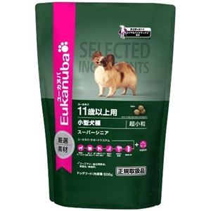 421970 ユーカヌバ スーパーシニア 小型犬種（超小粒） 11歳以上用 500g×12個