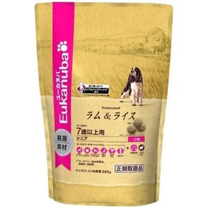 422120 ユーカヌバ シニア（小粒） ラム＆ライス 7歳以上用 500g×12個