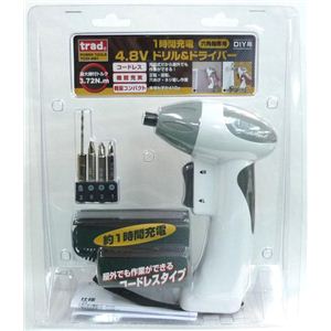 TCD-481 TRAD 4.8Vドリル＆ドライバー