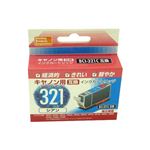 PPC 互換インクカートリッジ 10個セット キヤノン・BCI321用 PP-C321C-10P（シアン）