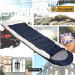 《Snugpak スナッグパック》 THE NAVIGATOR ナビゲーター キャンピング寝袋（シュラフ）【ネイビー/ホワイト】