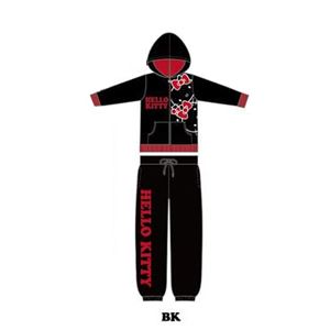サザック リボンばっかりキティ裏ボアパーカースーツ SAN-521 M BK・レディース