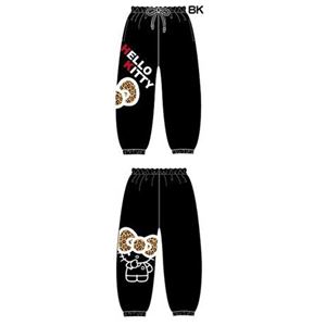 サザック ヒョウリボンキティロングパンツ SAN-524 L BK・男兼