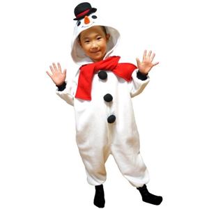 サザック フリーススノーマン着ぐるみ 子供用 130cm 2757H