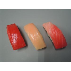 日本職人が作る 食品サンプル寿司マグネット まぐろ三昧 IP-149 - 拡大画像