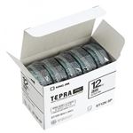 キングジム 「テプラ」 PROテープエコパック（5個入り） 12mm 透明・ST12K-5P