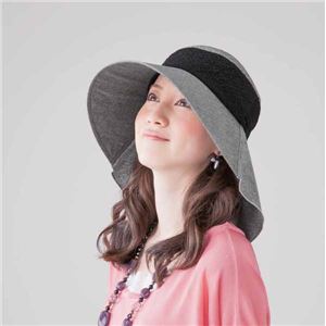 風が通りぬける涼やか帽子