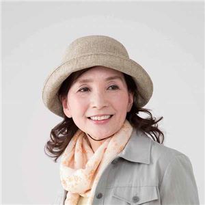 宇野千代 気分次第おしゃれ帽子 ベージュ