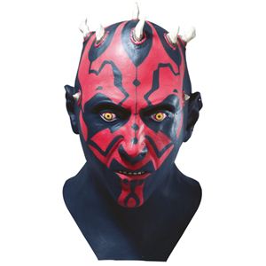 RUBIE'S�i���[�r�[�Y�j STAR WARS�i�X�^�[�E�H�[�Y�j �}�X�N�i�R�X�v���p�j Darth Maul Latex Mask�i�_�[�X ���[�� ���e�b�N�X �}�X�N�j �摜�P