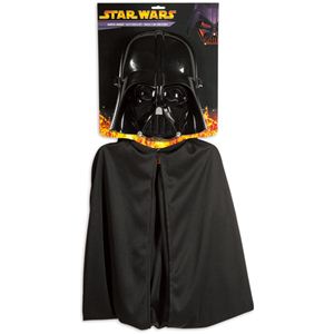 RUBIE'S�i���[�r�[�Y�j STAR WARS�i�X�^�[�E�H�[�Y�j �R�X�v�� Darth Vader Child Cape �� Mask Set�i�_�[�X�E�x�C�_�[ ���}���g �� �}�X�N �Z�b�g�j �摜�P
