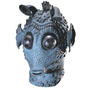 RUBIE'S�i���[�r�[�Y�j STAR WARS�i�X�^�[�E�H�[�Y�j �}�X�N�i�R�X�v���p�j Greedo Latex Mask�i�O���[�h ���e�b�N�X �}�X�N�j �摜�P