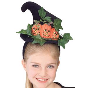 RUBIE'S（ルービーズ） ACCESSORY（アクセサリー） アクセサリ（コスプレ） Pumpkin Witch Hat Headband（パンプキン ウィッチ ハット ヘドバンド）