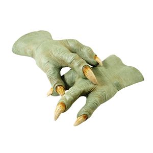 RUBIE'S�i���[�r�[�Y�j STAR WARS�i�X�^�[�E�H�[�Y�j �R�X�v�� Yoda Latex Hand�i���[�_ ���e�b�N�X �n���h�j �摜�P