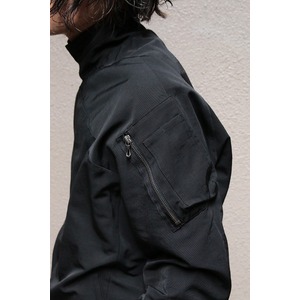 JULIUS ジャットネックボマージャケット BLACK サイズ1 JULIUS ジャットネックボマージャケット BLACK サイズ1