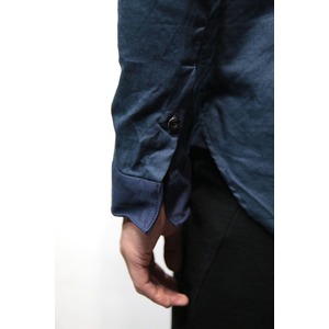 VADEL swedish pull-over shirts NAVY サイズ46 VADEL swedish pull-over shirts NAVY サイズ46