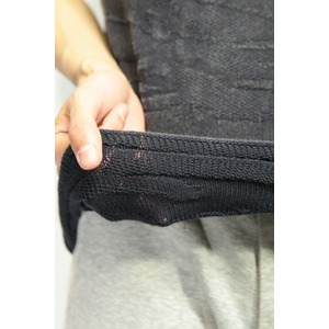 VADEL hole garment S/S knit FADE BLACK サイズ44 VADEL hole garment S/S knit FADE BLACK サイズ44