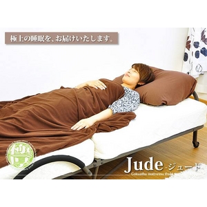 極厚マットレス付折りたたみ式ベッド