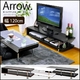 ロータイプテレビ台【Arrow.】アロー （ブラック）の写真