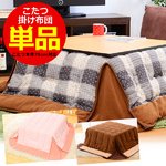 こたつ布団【単品】正方形用 直径175cm（幅60～75ｃｍ正方形こたつ対応）　KFT75　しじらタイプ