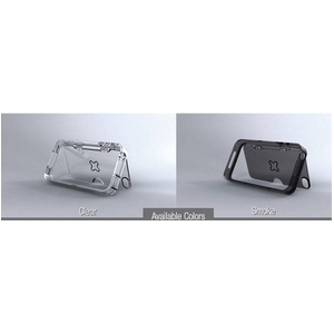 ハイエンドヘッドホン対応[★即発送★] iPhone4スタンド付きケース　Exoclear Case 保護＆スタンド機能 ●スタンド付き+騒音防止設計● 