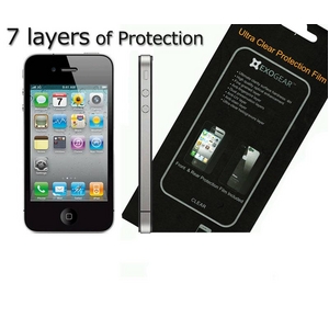 ●最高級、最強●◆iPhone4S / iPhone4 対応◆/【7層構造】ウルトラクリア液晶保護フィルム