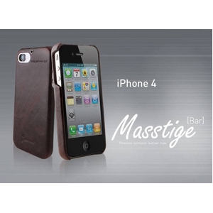 ◆iPhone4S / iPhone4 対応ケース◆●Masstige BAR - Classic Brown