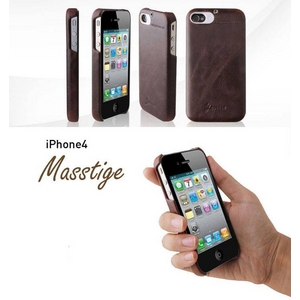 ◆iPhone4S / iPhone4 対応ケース◆●Masstige BAR - Classic Brown