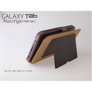 ★Galaxy Tab/ギャラクシー タブ●Messitige Folderレザー風ケース【スタンド付き】